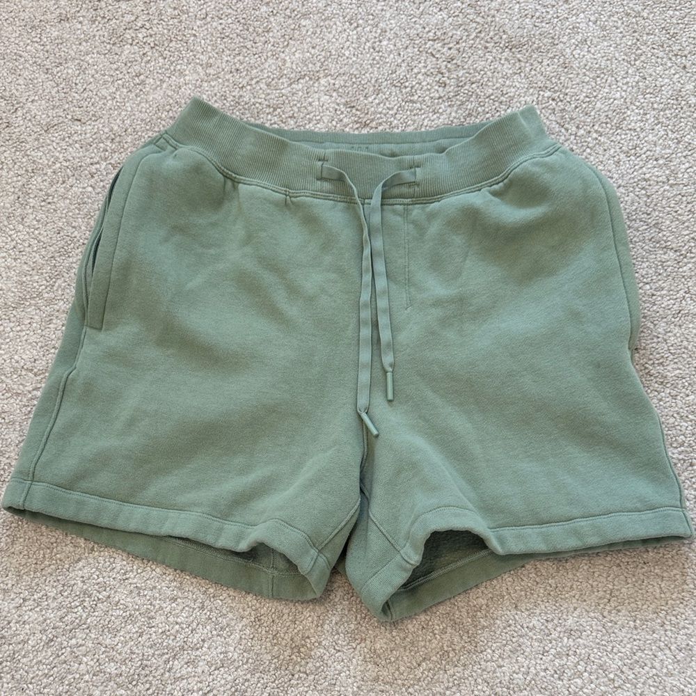 lululemon Steady State Sweat Shorts 5" Teal Green SzXS